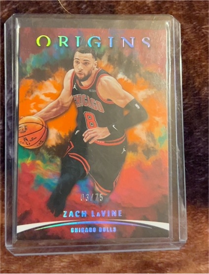 2021-22 Panini Origins #9 Zach LaVine — front