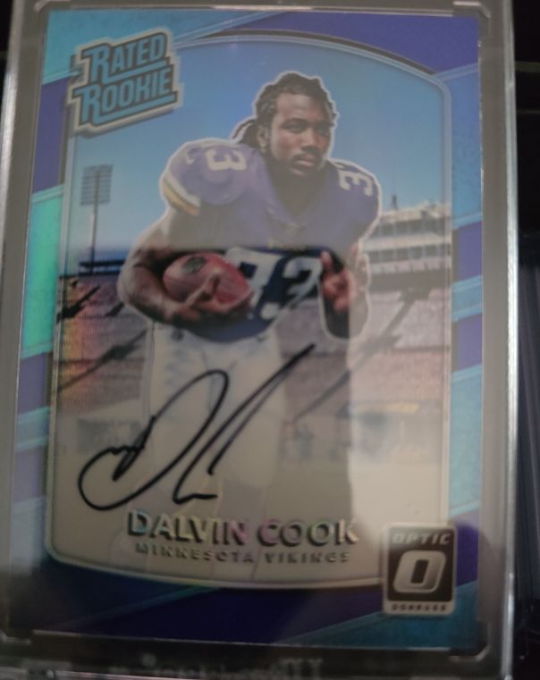 2017 Panini Donruss Optic #193 Dalvin Cook Rated Rookie — front
