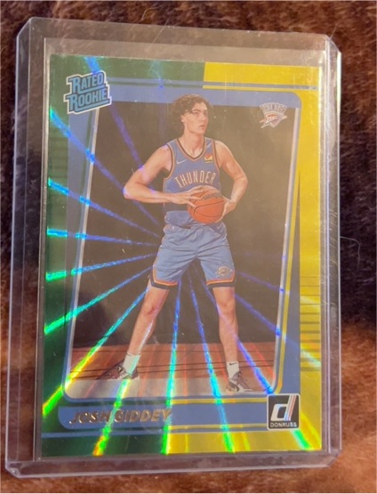 2021-22 Donruss #202 Josh Giddey Rated Rookie — front