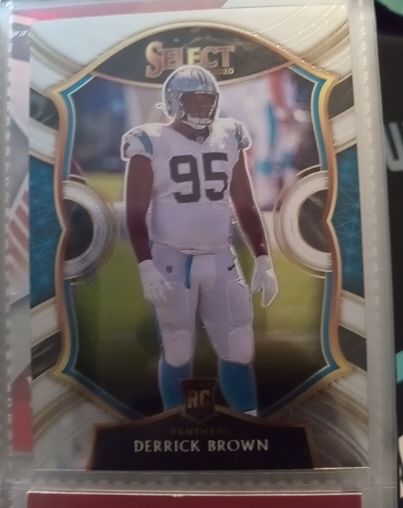 2020 Panini Select #87 Derrick Brown — front
