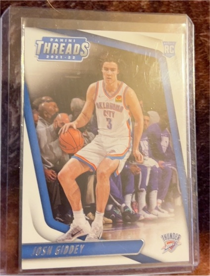 2021-22 Panini Chronicles Threads #87 Josh Giddey — front