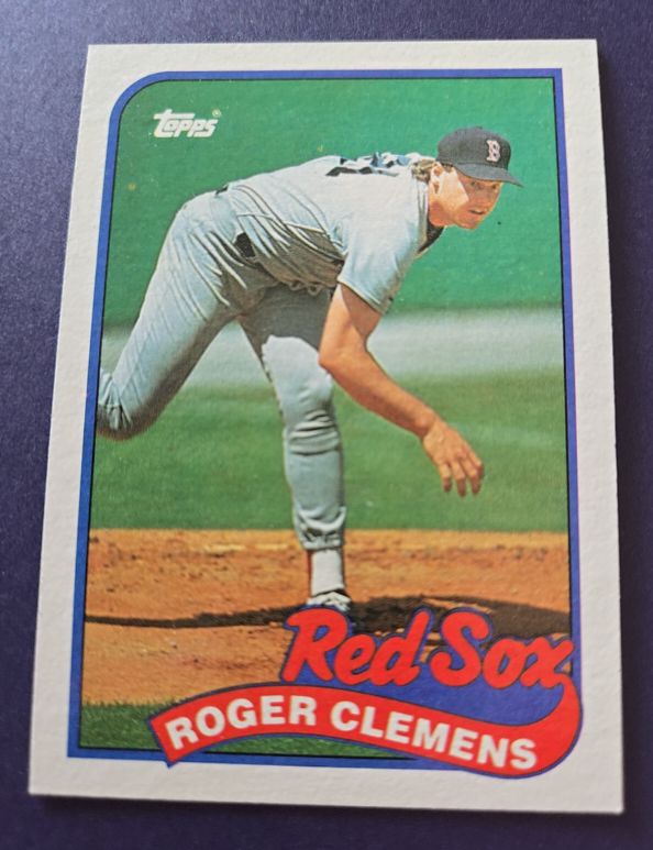 1989 Topps #450 Roger Clemens Boston Red Sox — front