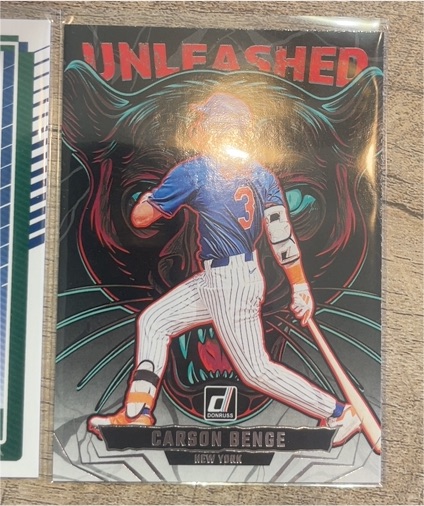 2025 Donruss #18 Unleashed Carson Benge — front