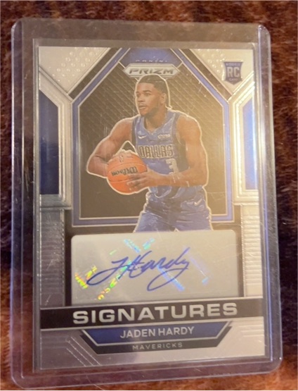 2022 Panini Prizm Rookie Signatures Auto #RSI-JHA Jaden Hardy — front