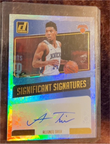 2018-19 Donruss Significant Signatures #SS-AT Allonzo Trier — front