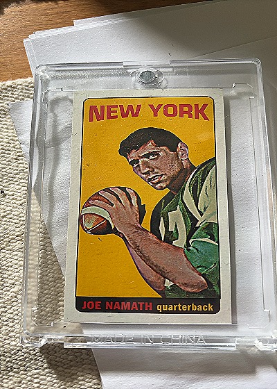 1965 Topps #122 Joe Namath — front
