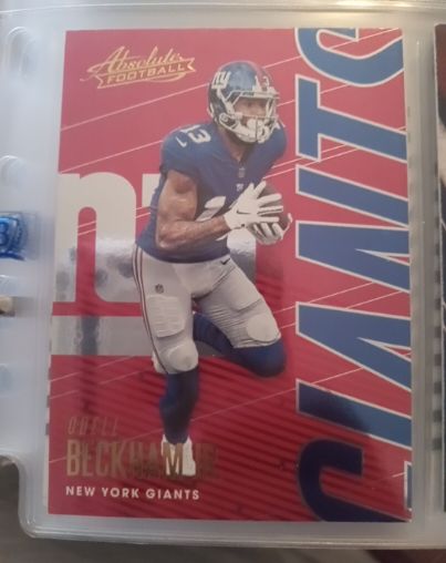 2018 Panini Absolute #73 Odell Beckham Jr. — front