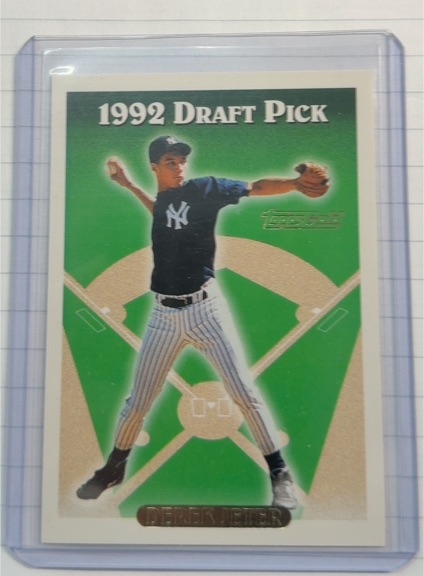 1993 Topps Gold #98 Derek Jeter Rookie — front