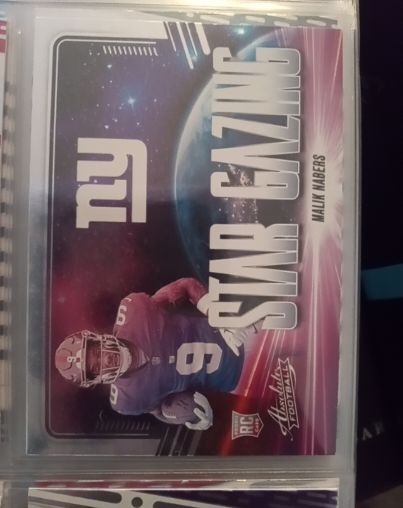 2024 Panini Absolute #SG-MNS Malik Nabers Star Gazing — front