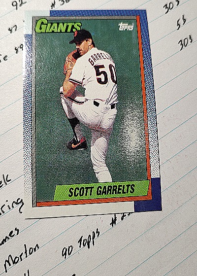 1990 Topps #602 Scott Garrelts — front