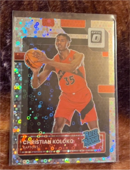 2022-23 Panini Donruss Optic #212 Christian Koloko Rated Rookie — front