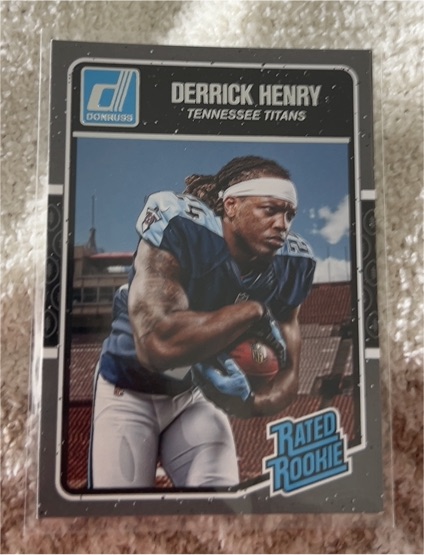 2016 Donruss #365 Derrick Henry Rated Rookie — front