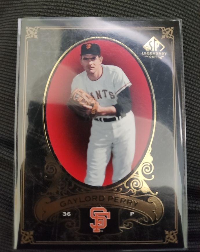 2007 SP Legendary Cuts #82 Gaylord Perry San Francisco Giants — front