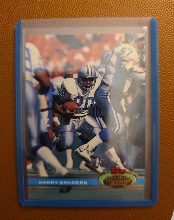 1991 Topps Stadium Club #361 Barry Sanders — front