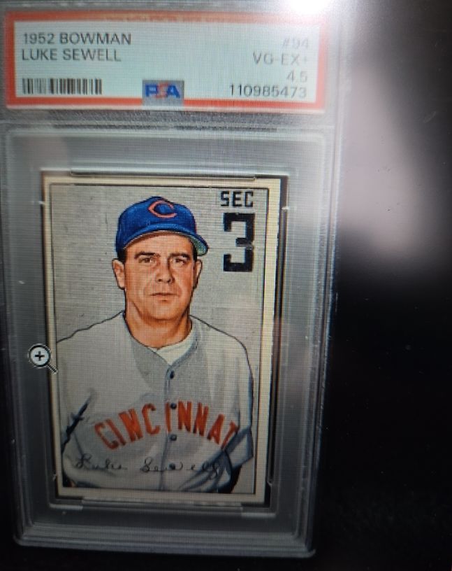 1952 Bowman #94 Luke Sewell — front