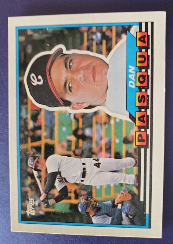 1989 Topps Big #A Dan Plesac — front