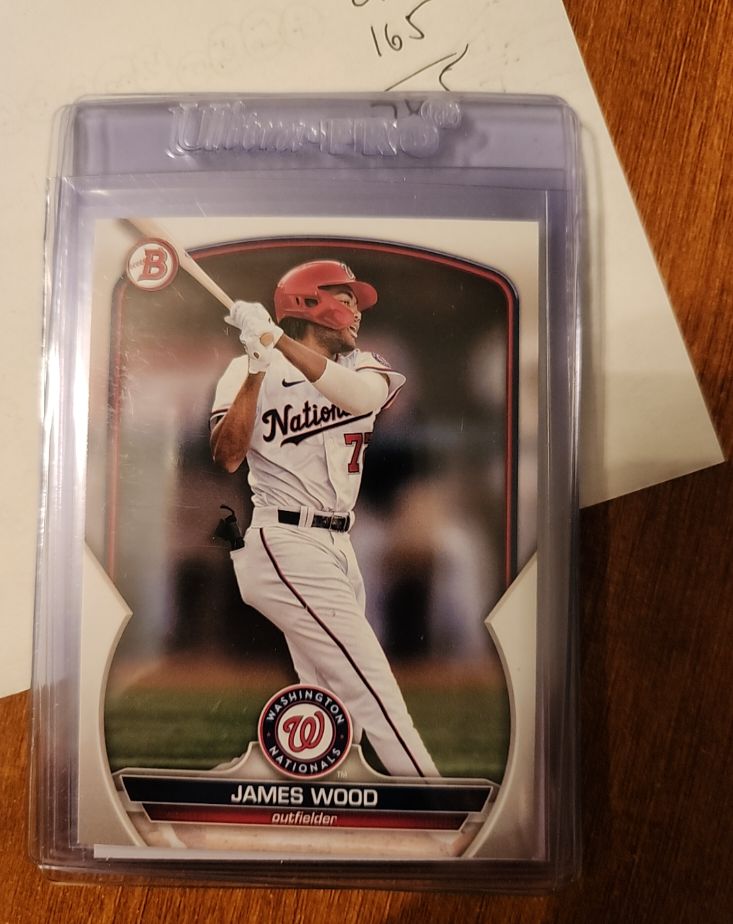 2023 Bowman #BP-129 James Wood — front