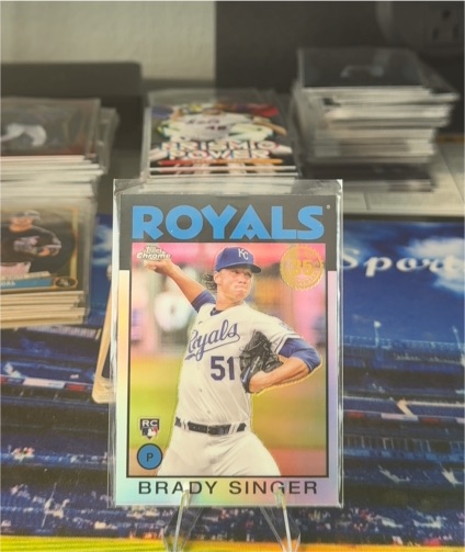 2021 Topps Chrome 35th Anniversary #86BC-25 Brady Singer — front