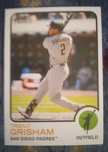 2022 Topps Heritage #190 Trent Grisham — front