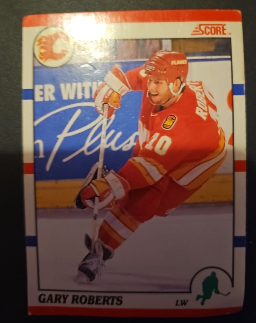1990-91 Score #106 Gary Roberts — front