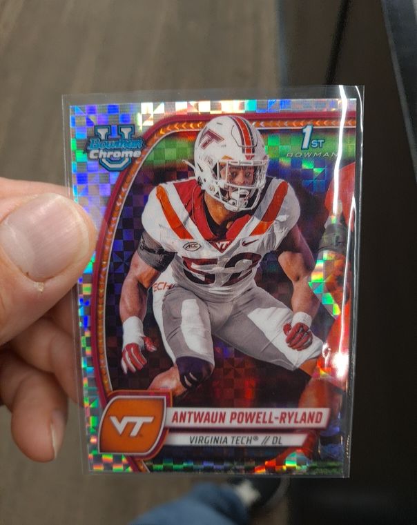 2024 Bowman Chrome University #15 Antwaun Powell-Ryland — front
