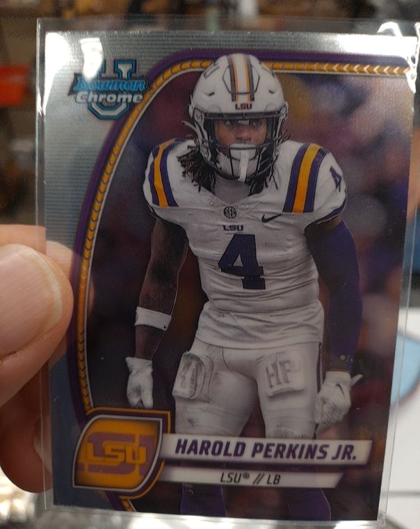 2024 Bowman University Chrome #194 Harold Perkins Jr. — front