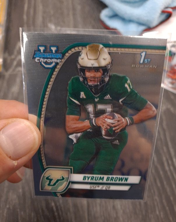 2024 Bowman Chrome University #34 Byrum Brown — front