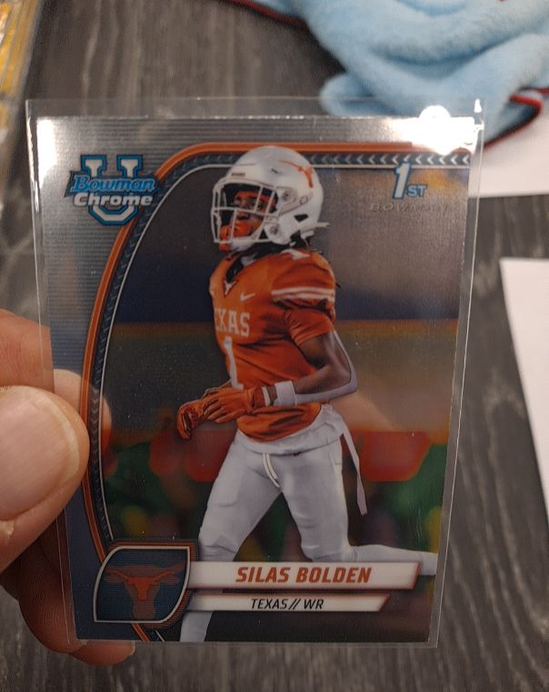 2024 Bowman University Chrome #164 Silas Bolden — front
