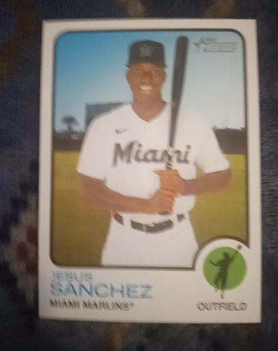 2022 Topps Heritage #275 Jesus Sanchez — front