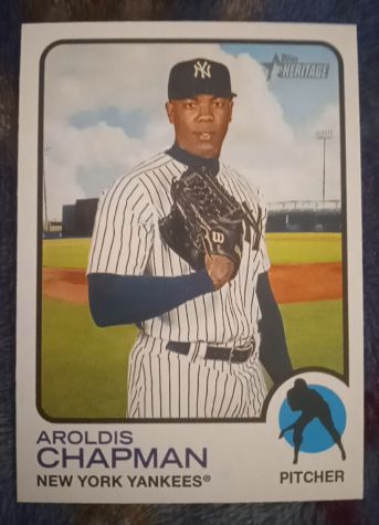 2022 Topps Heritage #287 Aroldis Chapman — front