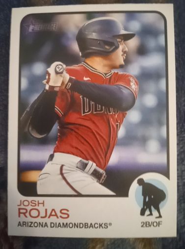 2022 Topps Heritage #37 Josh Rojas — front
