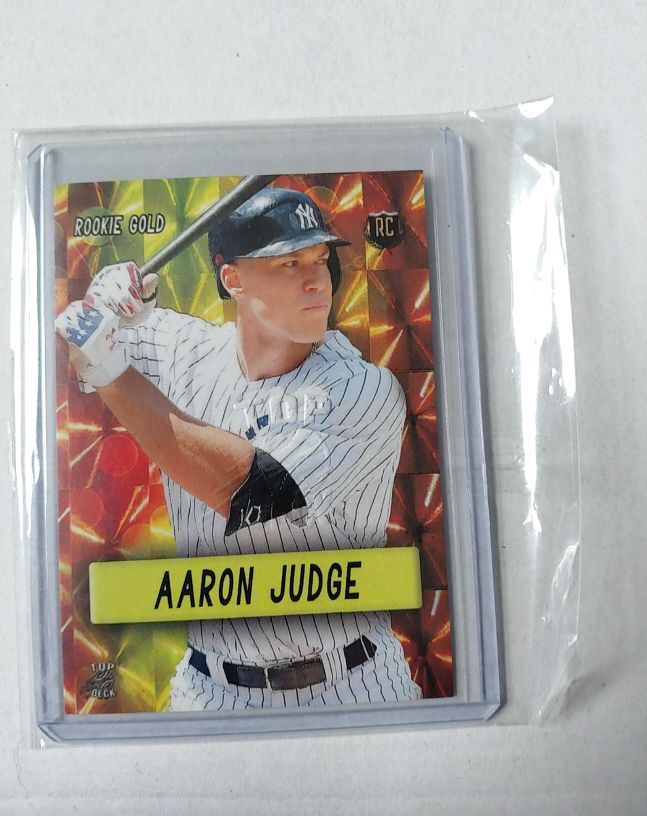 2013 Top Deck Rookie Gold Aaron Judge — front