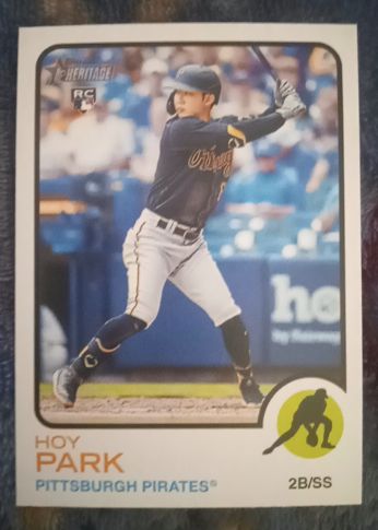 2022 Topps Heritage #273 Hoy Park — front
