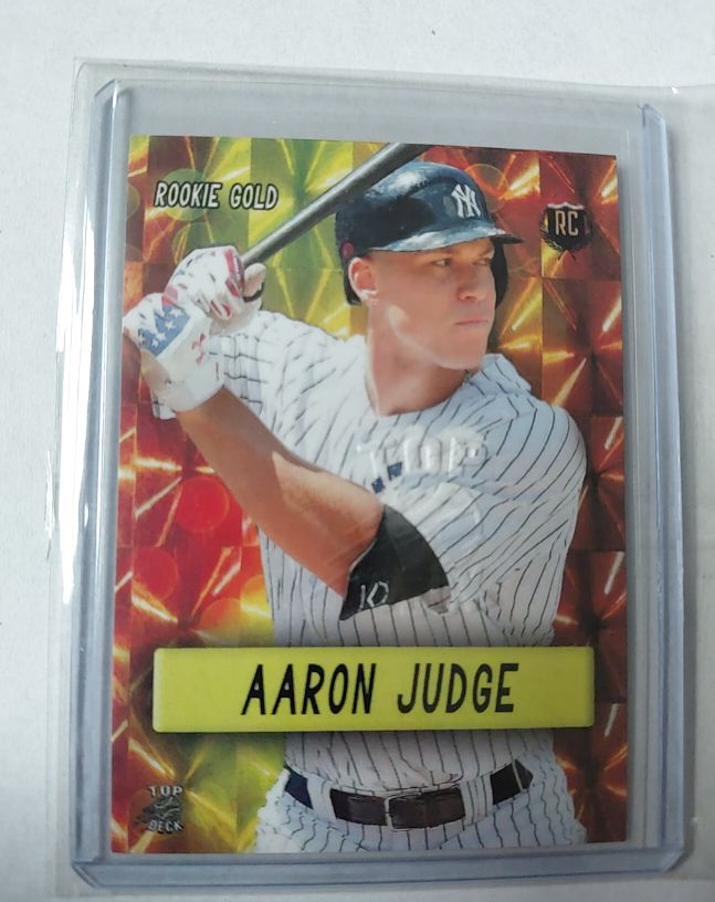 2013 Top Deck Rookie Gold Aaron Judge — front