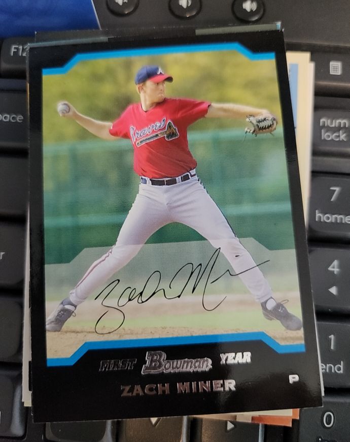 2004 Bowman #178 Zach Miner — front