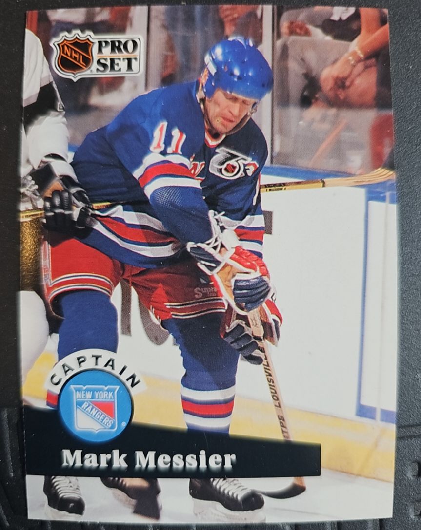 1991-92 Pro Set #579 Mark Messier — front