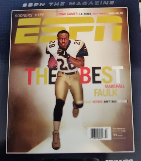 ESPN The Magazine December 11, 2000 Marshall Faulk St. Louis Rams — front