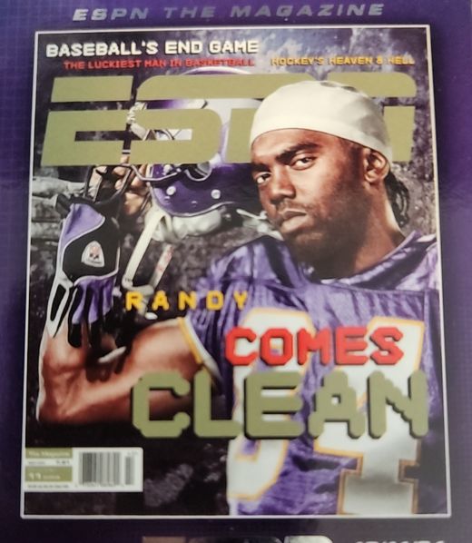 ESPN The Magazine October 11, 2004 Randy Moss Cover — front