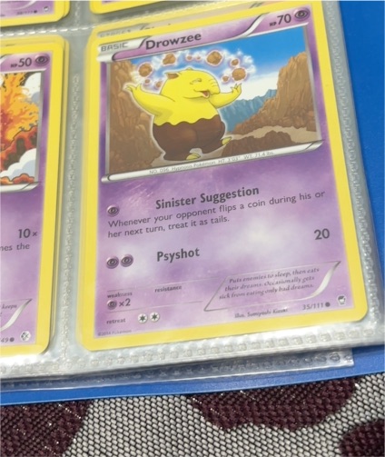 2014 Pokemon XY Furious Fists #35 Drowzee — front
