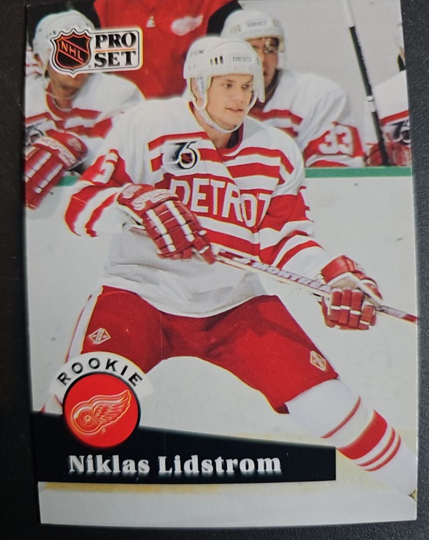 1991-92 Pro Set #531 Niklas Lidstrom Rookie — front