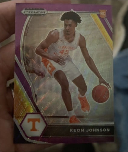 2021 Panini Prizm Draft Picks #7 Keon Johnson — front