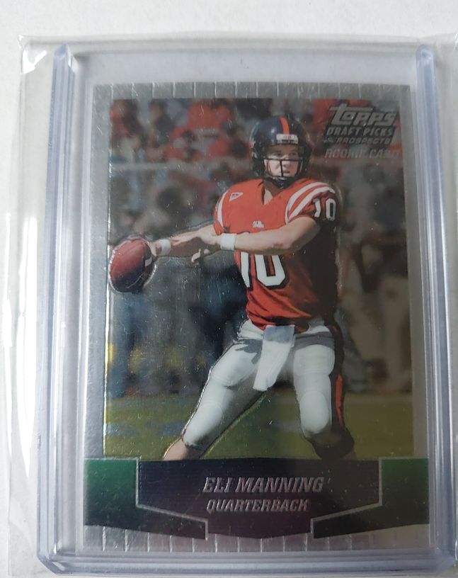 2004 Topps Draft Picks & Prospects #DPP Eli Manning — front