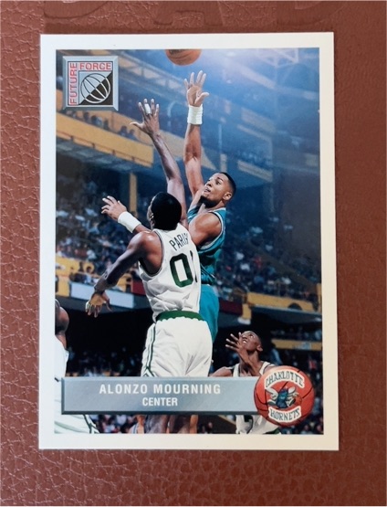 1992-93 Upper Deck McDonald's #P44 Alonzo Mourning — front