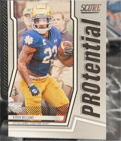 2022 Panini Score Protential #P-KYW Kyren Williams — front