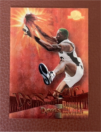 1995-96 Skybox Dynamic #D10 Dennis Rodman — front