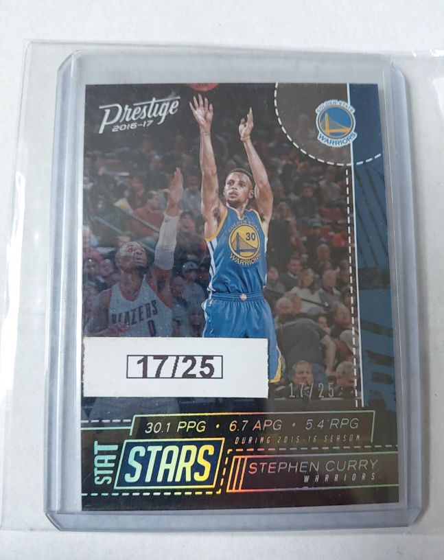 2016-17 Panini Prestige Stat Stars #Stephen Curry — front