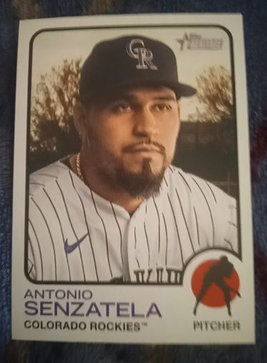 2022 Topps Heritage #162 Antonio Senzatela — front
