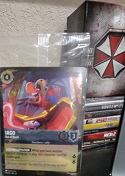 2025 Disney Lorcana D23 #8 Iago Out of Reach — front