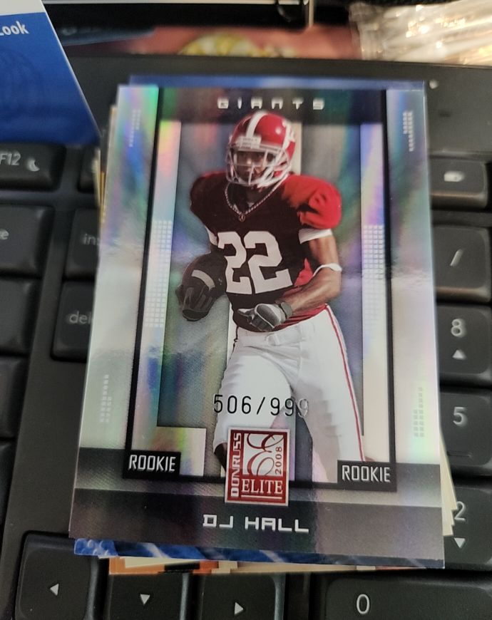 2008 Donruss Elite #159 DJ Hall — front