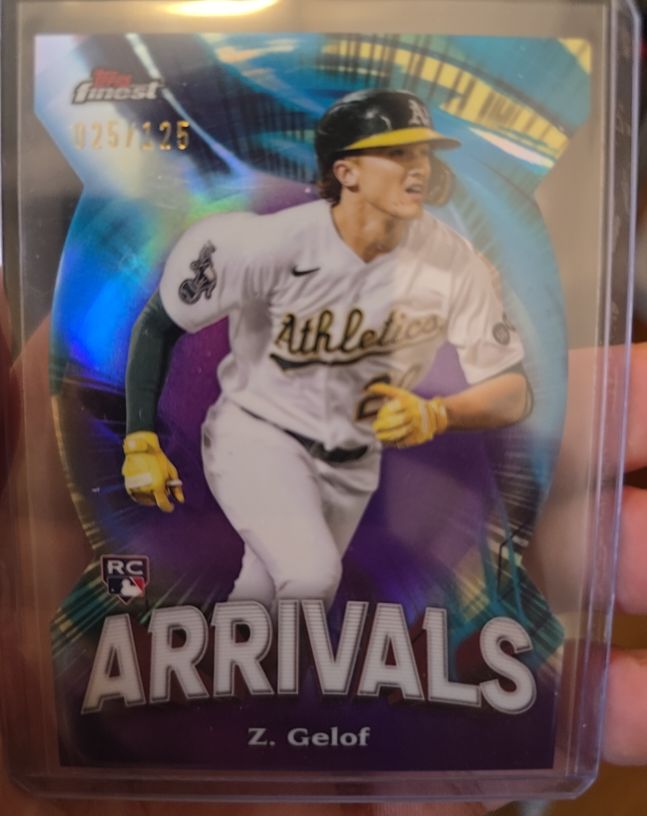 2024 Topps Finest Arrivals #A-14 Zack Gelof — front
